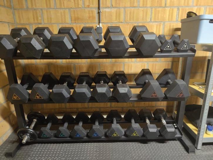 Homegym, Sport en Fitness, Fitnessapparatuur, Gebruikt, Krachtstation, Armen, Benen, Borst, Buik, Rug, Metaal, Ophalen