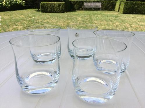 Set van 5 Kristallen Water of soft drinkglazen 4€/set, Antiek en Kunst, Antiek | Glaswerk en Kristal, Ophalen