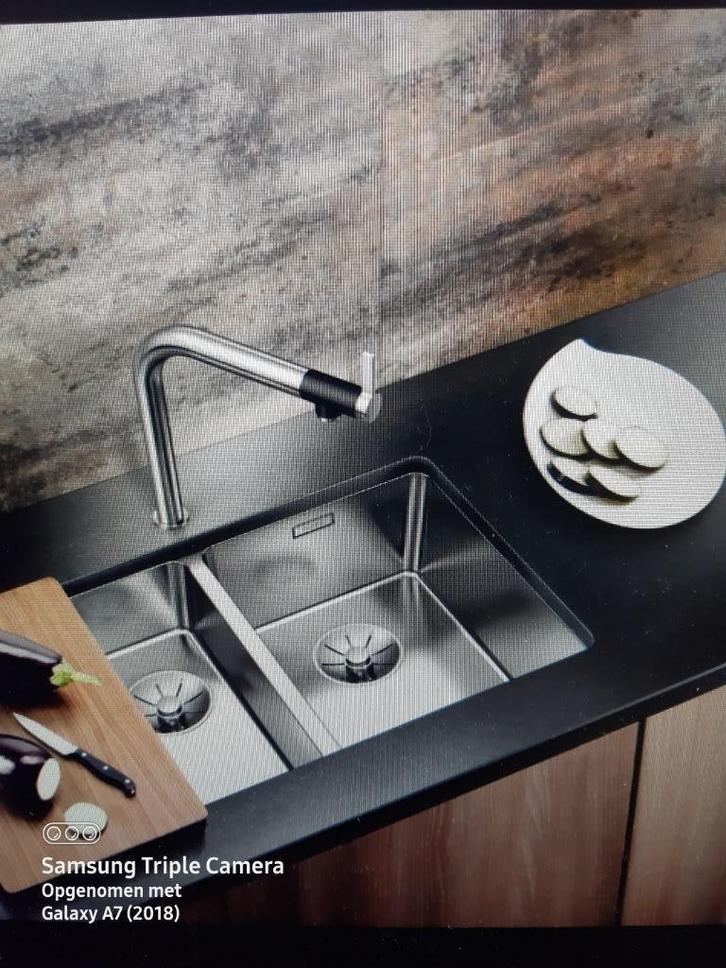 U SPOELBAK  RVS  /  BLANCO., Huis en Inrichting, Keuken | Keukenelementen, Nieuw, Ophalen