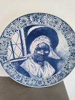 Delfts Blauw Chemkefa Bord 30 cm Oude Vrouw, Ophalen