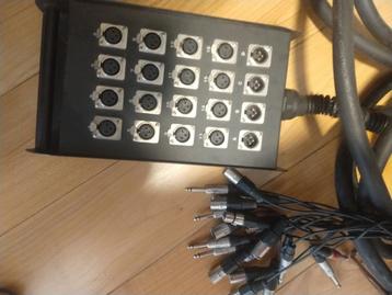 20 meter 20 kanaals multicore stage snake xrl en jack beschikbaar voor biedingen