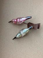 Antieke glazen dubbele vogels, Kerstmis, Ophalen of Verzenden, Zo goed als nieuw