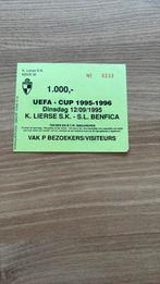 Voetbalticket Lierse - Benfica UEFA CUP, Ophalen, Zo goed als nieuw