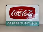 Coca Cola emaille reclamebord, Verzamelen, Merken en Reclamevoorwerpen, Ophalen of Verzenden, Gebruikt, Reclamebord