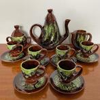 vintage fat-lava VALLAURIS koffie servies, Antiek en Kunst, Ophalen of Verzenden
