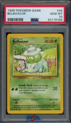 Bulbasaur PSA 10 - 44/102 - Kit de base 1999, Comme neuf, Cartes en vrac, Enlèvement ou Envoi
