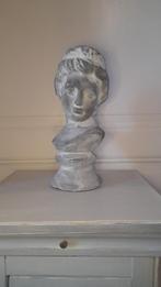 Buste de femme en pierre – Effet patiné, Jardin & Terrasse, Statues de jardin, Comme neuf, Pierre, Enlèvement