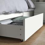 Bedlades, wit, MALM (Ikea), Huis en Inrichting, Slaapkamer | Bedden, Ophalen, Zo goed als nieuw, Wit