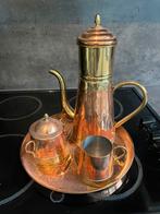 Koffieset koper, Antiek en Kunst, Ophalen of Verzenden, Koper