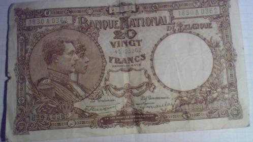 20 tal oude bankbiljetten van Belgie vanaf 1924+15 GRATIS, Postzegels en Munten, Bankbiljetten | België, Setje, Verzenden