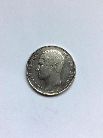 Prachtige zilveren 2 1/2 FR Leopold I