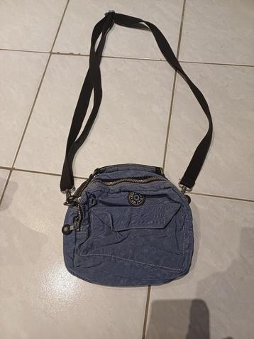 kipling handtas met aapje in blauwe kleur beschikbaar voor biedingen