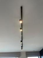 Railverlichting met 5 kantelbare opbouwspots, Huis en Inrichting, Ophalen, Zo goed als nieuw, Metaal of Aluminium, Plafondspot of Wandspot