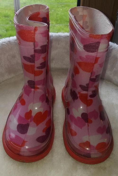 ´BOTTES BÉBÉ ROSES, PLUIE 22 COMME NEUVES, Kinderen en Baby's, Babykleding | Schoentjes en Sokjes, Zo goed als nieuw, Overige typen