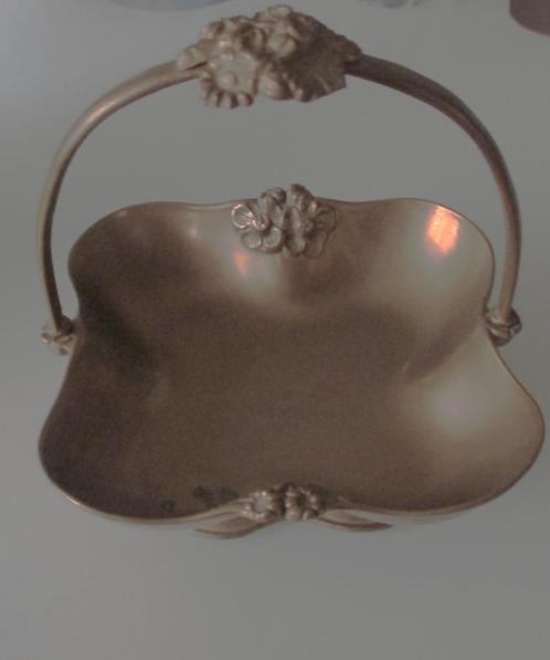 Messing schaaltje met handvat, Antiek en Kunst, Antiek | Brons en Koper, Koper, Ophalen of Verzenden