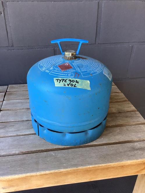 Campingaz type 904 ( klein = 1,80kg ) = vol !!, Caravans en Kamperen, Kampeeraccessoires, Zo goed als nieuw, Ophalen