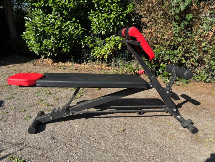 verstelbare halterbank, Sports & Fitness, Équipement de fitness, Comme neuf, Enlèvement