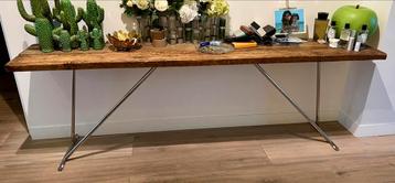 Table bois massif 2m beschikbaar voor biedingen