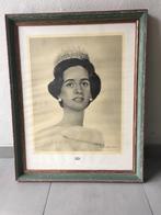Portret Fabiola, Verzamelen, Koningshuis en Royalty, Ophalen, Gebruikt, Kaart, Foto of Prent