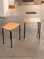 Petits bancs d’école poir enfants années 60, Enlèvement, Utilisé, Table(s)