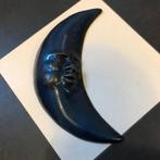 Vintage Blue De man in de maan Wall Art Sculpture Handmade, Antiek en Kunst, Ophalen of Verzenden