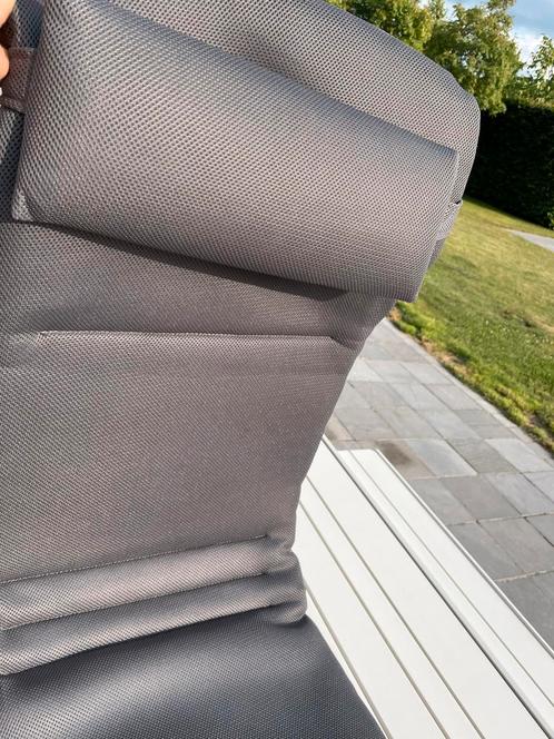 2 kussens grijs OLEFIN voor relaxzetel Lira of Lafuma  NIEUW, Tuin en Terras, Ligbedden, Nieuw, Ophalen of Verzenden