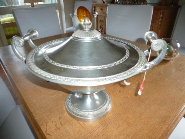 Tinnen soepterrine, Antiek en Kunst, Antiek | Tin, Ophalen