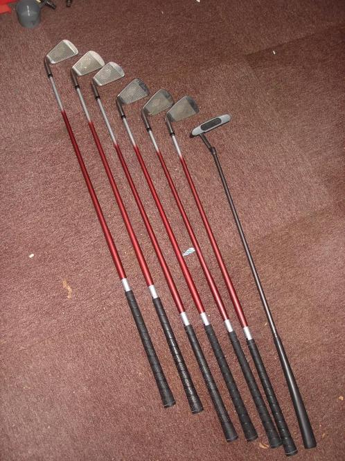 Pro Quality troley & golftas Pro Kennex met clubs MOOI SET, Sport en Fitness, Golf, Gebruikt, Set, Overige merken, Ophalen