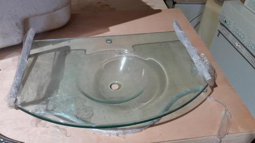 Glazen wastafel waskom wasbak, Doe-het-zelf en Bouw, Sanitair, Zo goed als nieuw, Wastafel, Glas, Ophalen