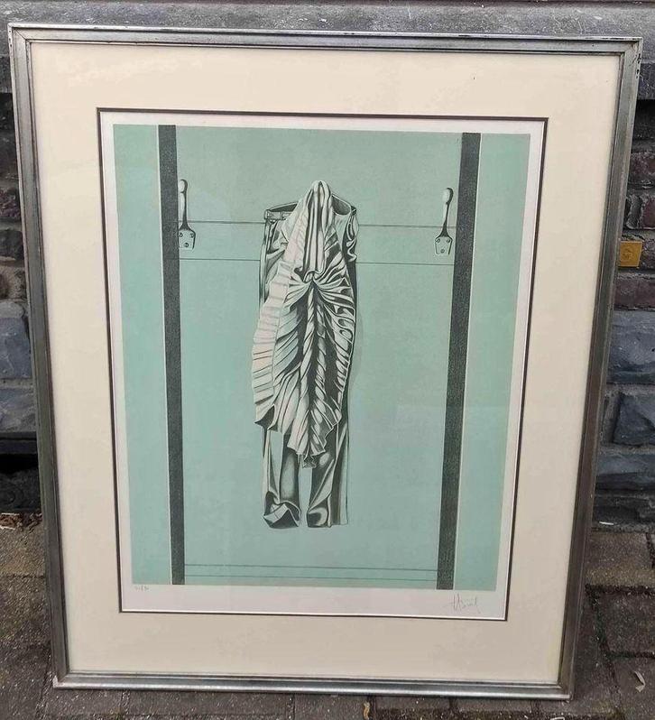 Lithographie signe Herman baert, Antiek en Kunst, Kunst | Litho's en Zeefdrukken, Ophalen of Verzenden