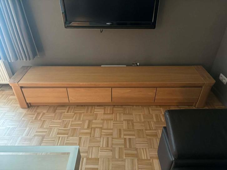 Lage dressoir (weba) 239x41x40, Huis en Inrichting, Kasten | Dressoirs, Zo goed als nieuw, 200 cm of meer, 25 tot 50 cm, Met deur(en)
