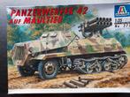 PZ.WF42 auf MAULTIER, 1/35, Italeri, Hobby en Vrije tijd, Modelbouw | Auto's en Voertuigen, Ophalen of Verzenden, Zo goed als nieuw