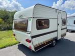 Oldtimer caravan IT, Caravans en Kamperen, Overige merken, Omvormbare zithoek, Bedrijf, Koelkast