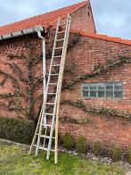 Schuifladder 2x14 treden, Ophalen, Gebruikt, Ladder, 4 meter of meer