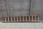 houten uitschuifbare ladder 2x12 treden, Ophalen, Gebruikt, Ladder, 4 meter of meer