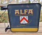 Groot nieuw lichtreclame reclamebord van ALFA bier Limburg, Verzamelen, Biermerken, Nieuw, Overige merken, Reclamebord, Plaat of Schild