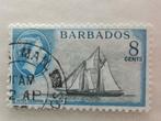 Barbade 1953 - voilier, goélette, Amérique centrale, Affranchi, Enlèvement ou Envoi