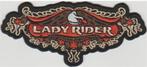 Lady Rider stoffen opstrijk patch embleem #2, Motos, Accessoires | Autre, Neuf