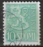Finland 1954/1958 - Yvert 412 - Leeuw (ST), Timbres & Monnaies, Timbres | Europe | Scandinavie, Affranchi, Finlande, Envoi