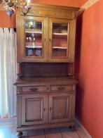 Buffet deux corps chêne style français XIXe 232 x 115 x 52, Ophalen, Gebruikt, 200 cm of meer, Met deur(en)