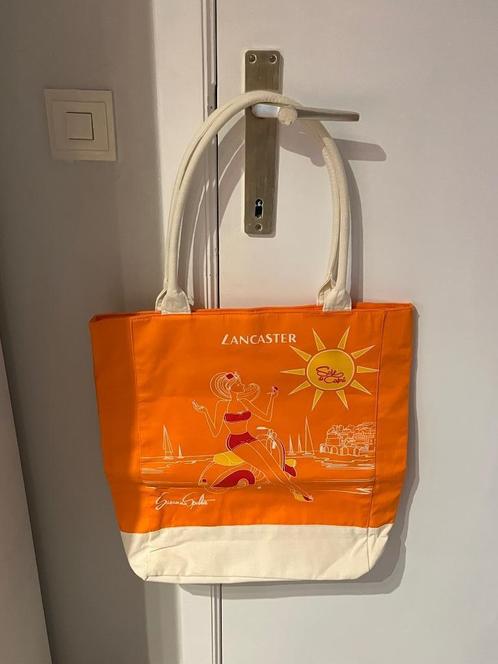 2 leuke strandtassen Lancaster, Handtassen en Accessoires, Tassen | Damestassen, Nieuw, Overige typen, Oranje, Ophalen