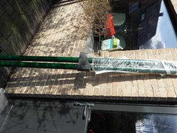 Poortpalen groen 200 x 6 voor tuinpoort (2 stuks) beschikbaar voor biedingen