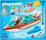 Playmobil speedboot voor het hele gezin 9428, Kinderen en Baby's, Speelgoed | Playmobil, Ophalen of Verzenden, Zo goed als nieuw