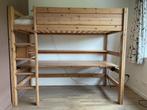 Lifetime houten hoogslaper XL met bureau natuurhout, Kinderen en Baby's, Gebruikt, Hoogslaper, Ophalen