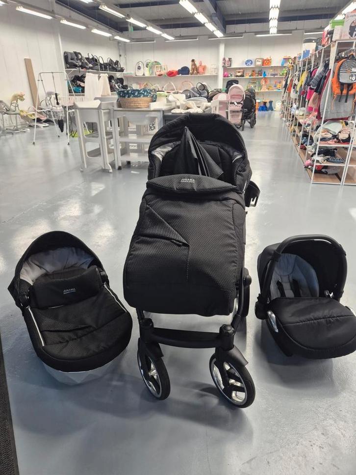 poussette 3en1 junama diamond, Kinderen en Baby's, Kinderwagens en Combinaties, Zo goed als nieuw, Kinderwagen, Ophalen