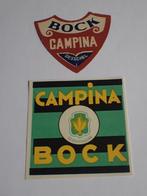 bieretiketten Campina Bock Dessel, Verzamelen, Ophalen of Verzenden, Zo goed als nieuw, Overige typen, Overige merken