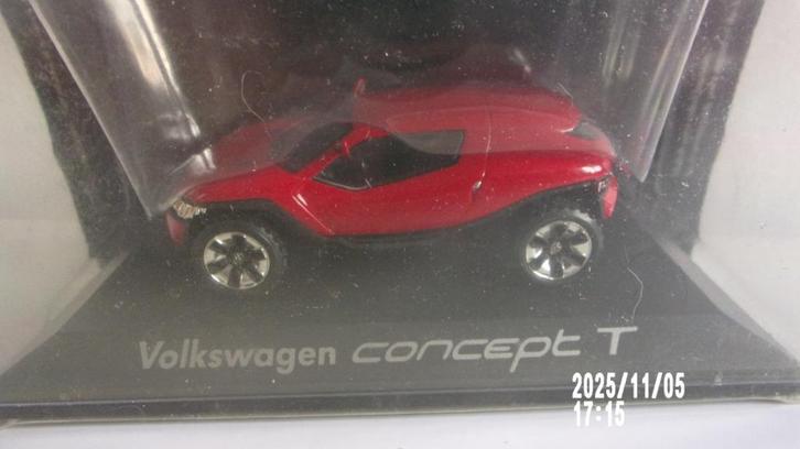 VW CONCEPT "T".1/43 NOREV NEUVE,VITRINE SCELLEE., Hobby en Vrije tijd, Modelauto's | 1:43, Nieuw, Auto, Norev, Ophalen of Verzenden