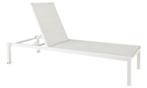 nieuwe set van twee aluminium ligbed Aquila II wit, Ophalen, Nieuw, Aluminium, Inklapbaar