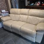 Siège 3 places en cuir avec 2 fauteuils inclinables, Enlèvement