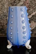 vintage blauw vaasje in stijl Michael Powolny -lees info aub, Ophalen